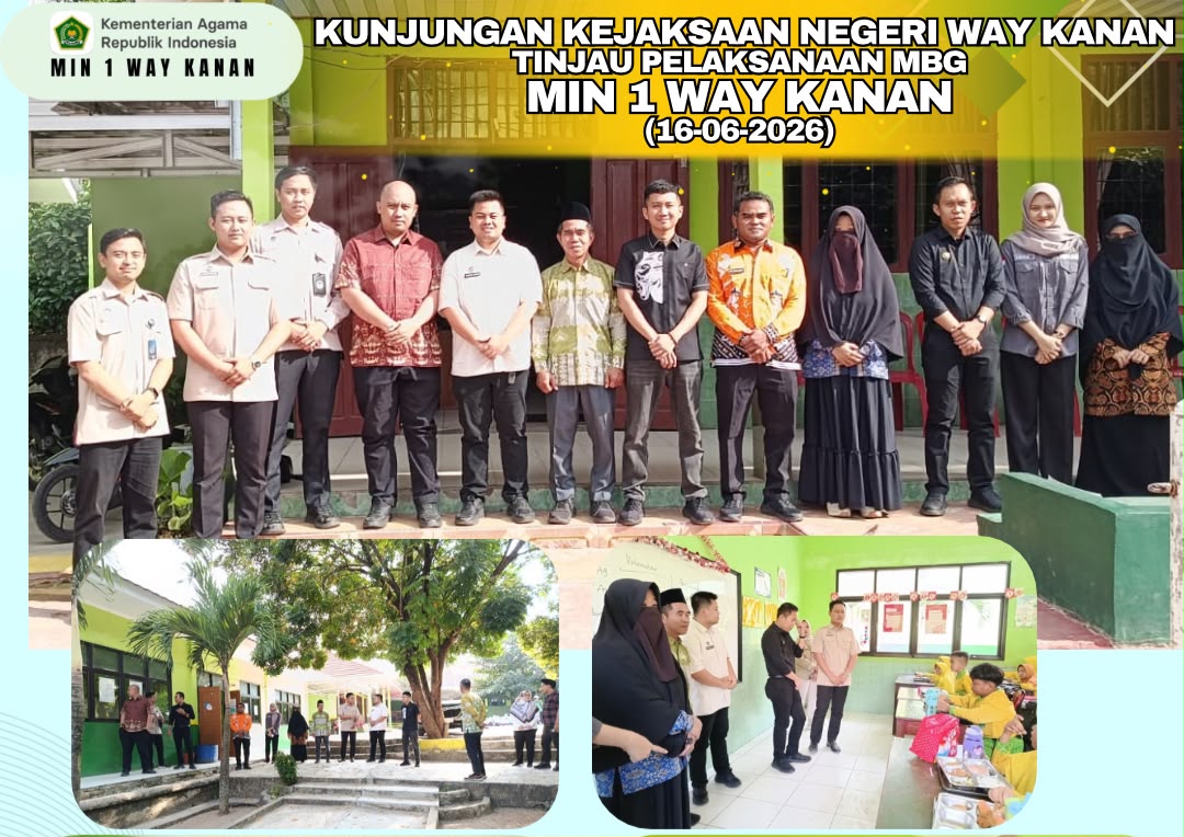 MIN 1 Way Kanan Terima Kunjungan Kejaksaan Negeri Way Kanan Guna Tinjau Pelaksanaan Program MBG