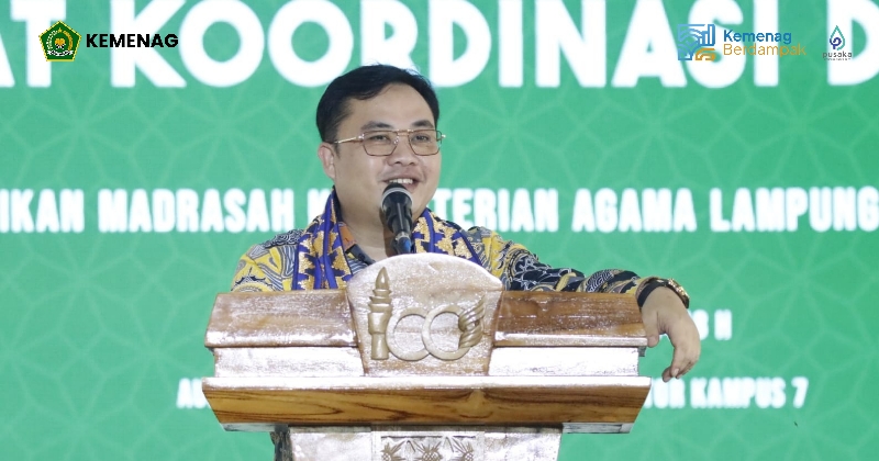 Kepala Kanwil Kemenag Provinsi Lampung Tekankan Guru Madrasah Harus Mendidik Dengan Cinta