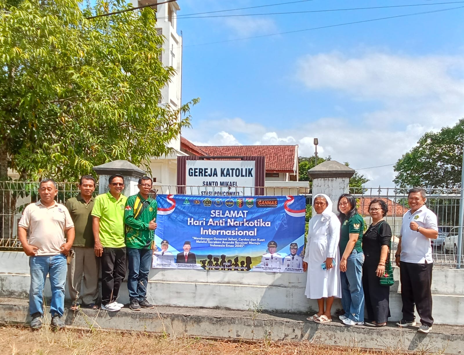 Penyelenggara Katolik Kemenag Lampung Tengah Perkuat Peran Gereja Dalam Gerakan Anti Narkoba