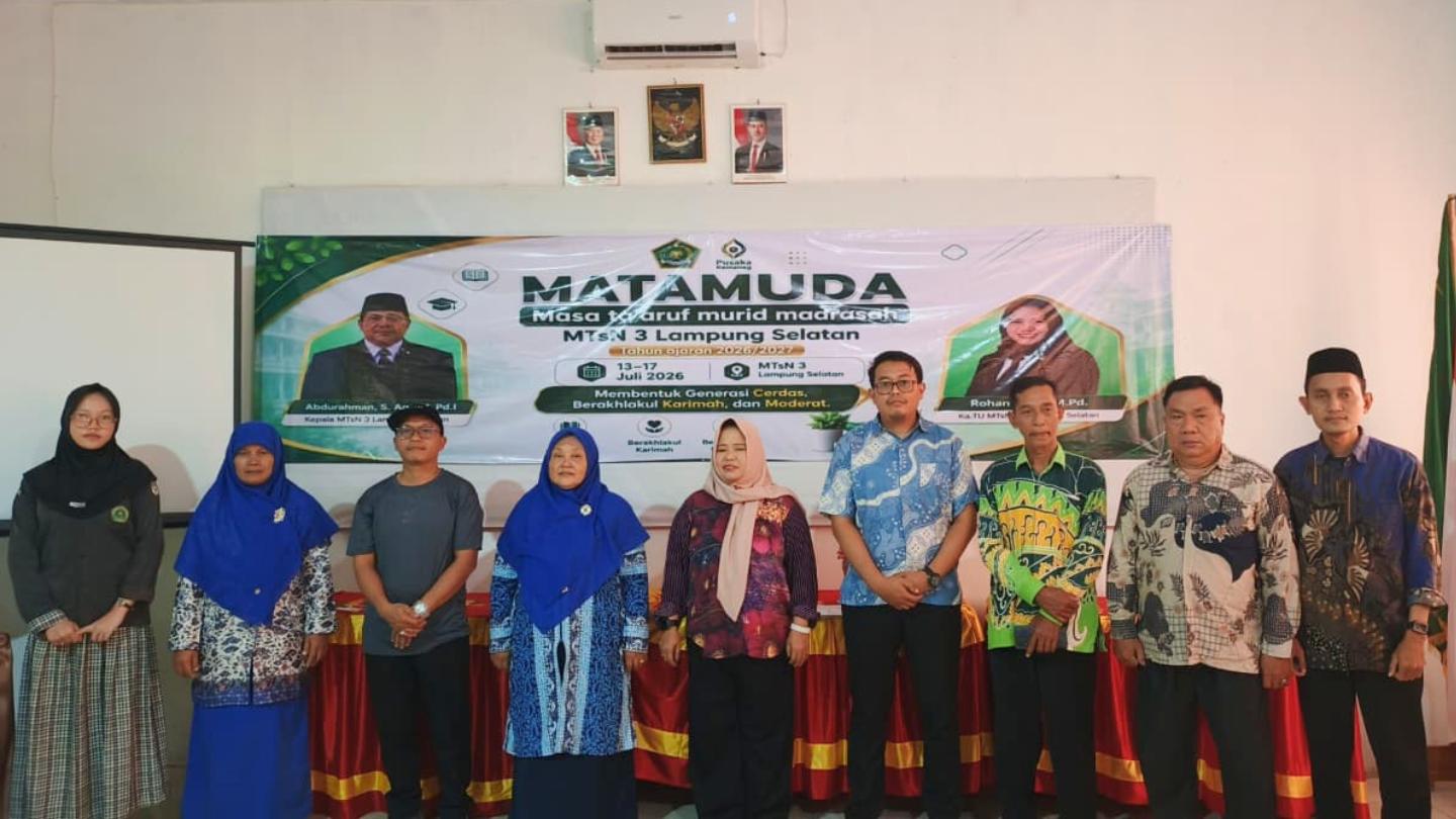 Tampil Memukau Dengan Drumband Dan Hadroh, MATAMUDA MTsN 3 Lampung Selatan Resmi Ditutup