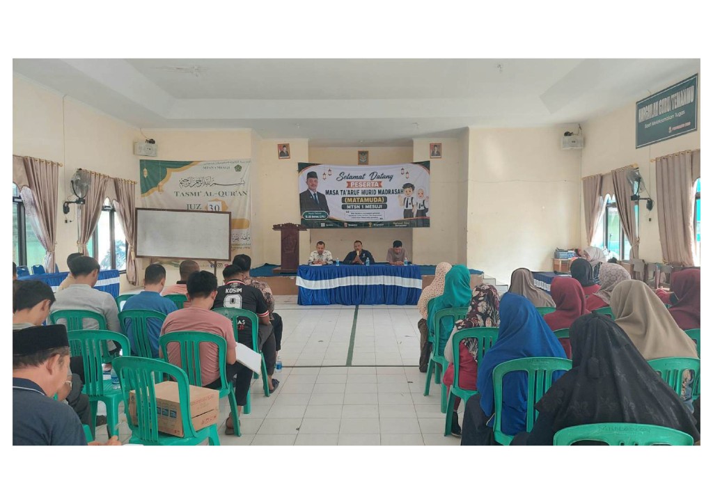 Kepala MTsN 1 Mesuji Ajak Perkuat Sinergi Pada Rapat Perdana Tahun Pelajaran 2026/2027