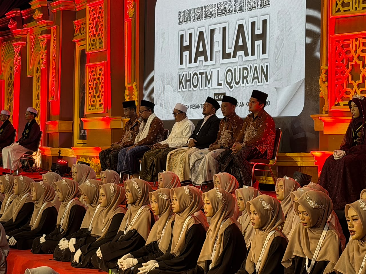 Kemenag Metro Hadiri Haflah Khotmil Qur’an Ke-XVIII Ponpes Roudlatul Qur’an Metro