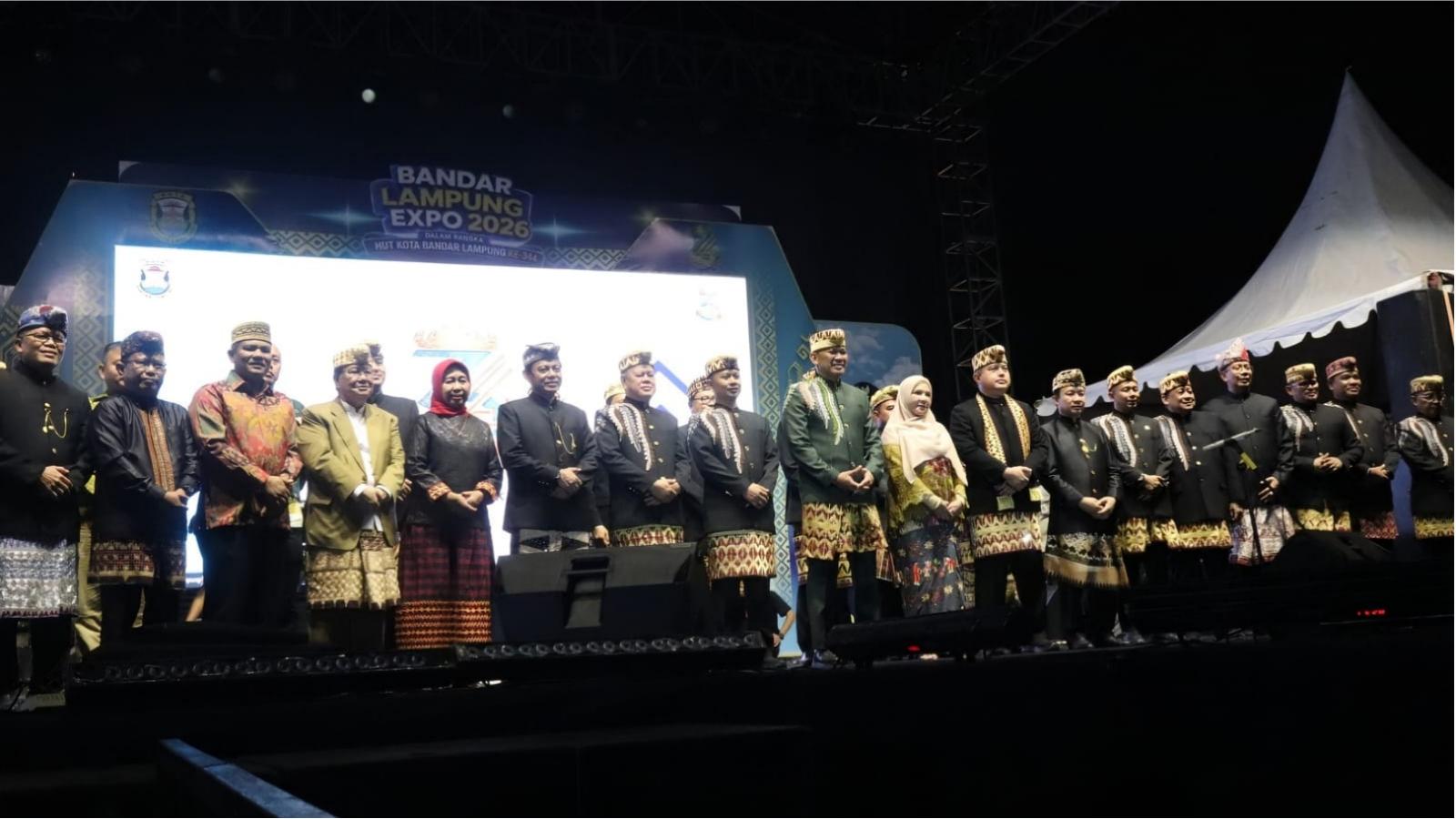 KaKan Kemenag Kota Bandar Lampung Erwinto Pimpin Doa Pada Pembukaan Bandar Lampung Expo 2026