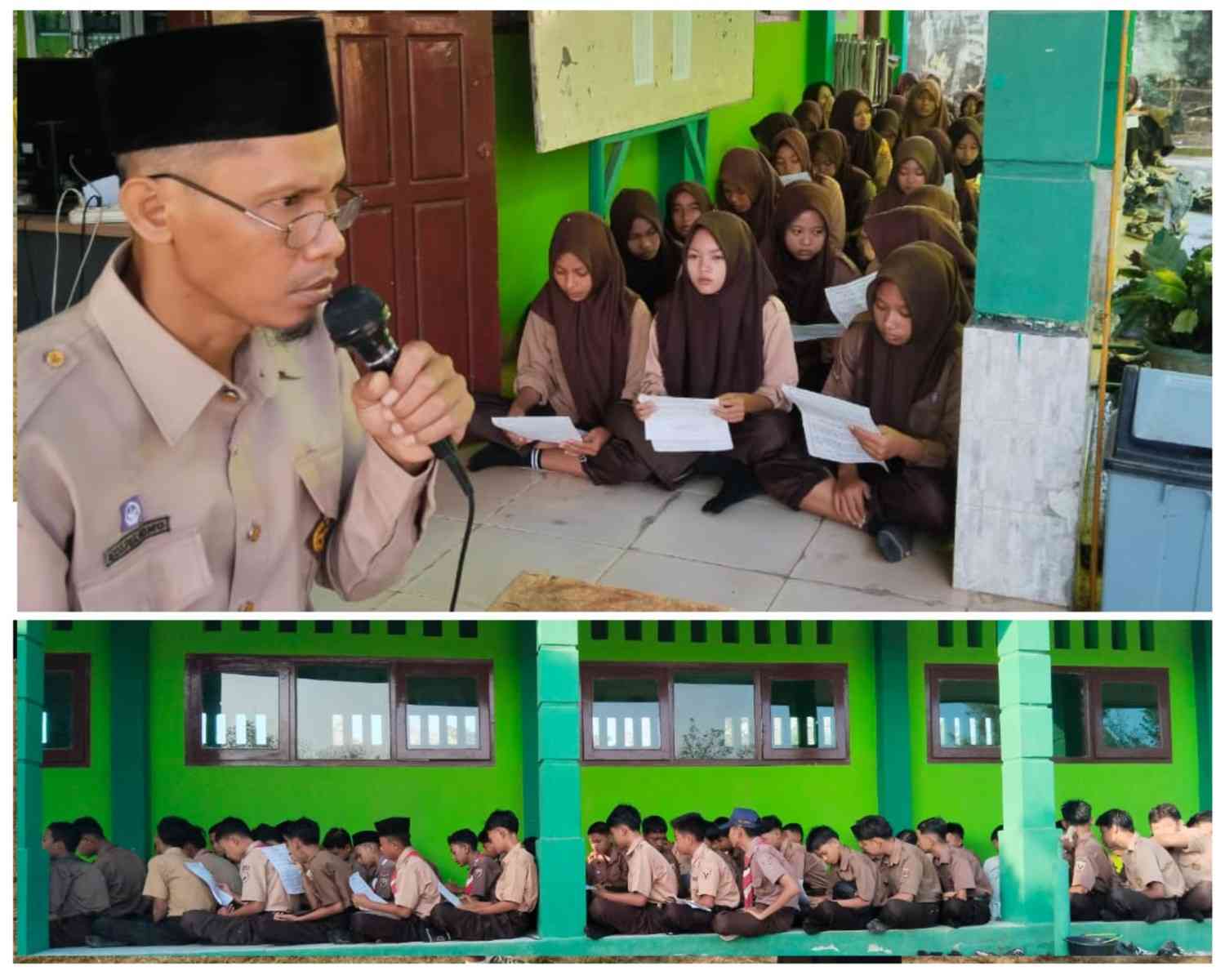 MTs Negeri 2 Mesuji Laksanakan Kegiatan Rutin Istighosah Bersama Setiap Sabtu Pagi
