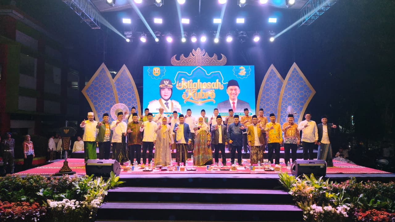 Istighosah Kubro Warnai HUT Ke-344 Bandar Lampung, Kakanwil Ajak Warga Rawat Kerukunan