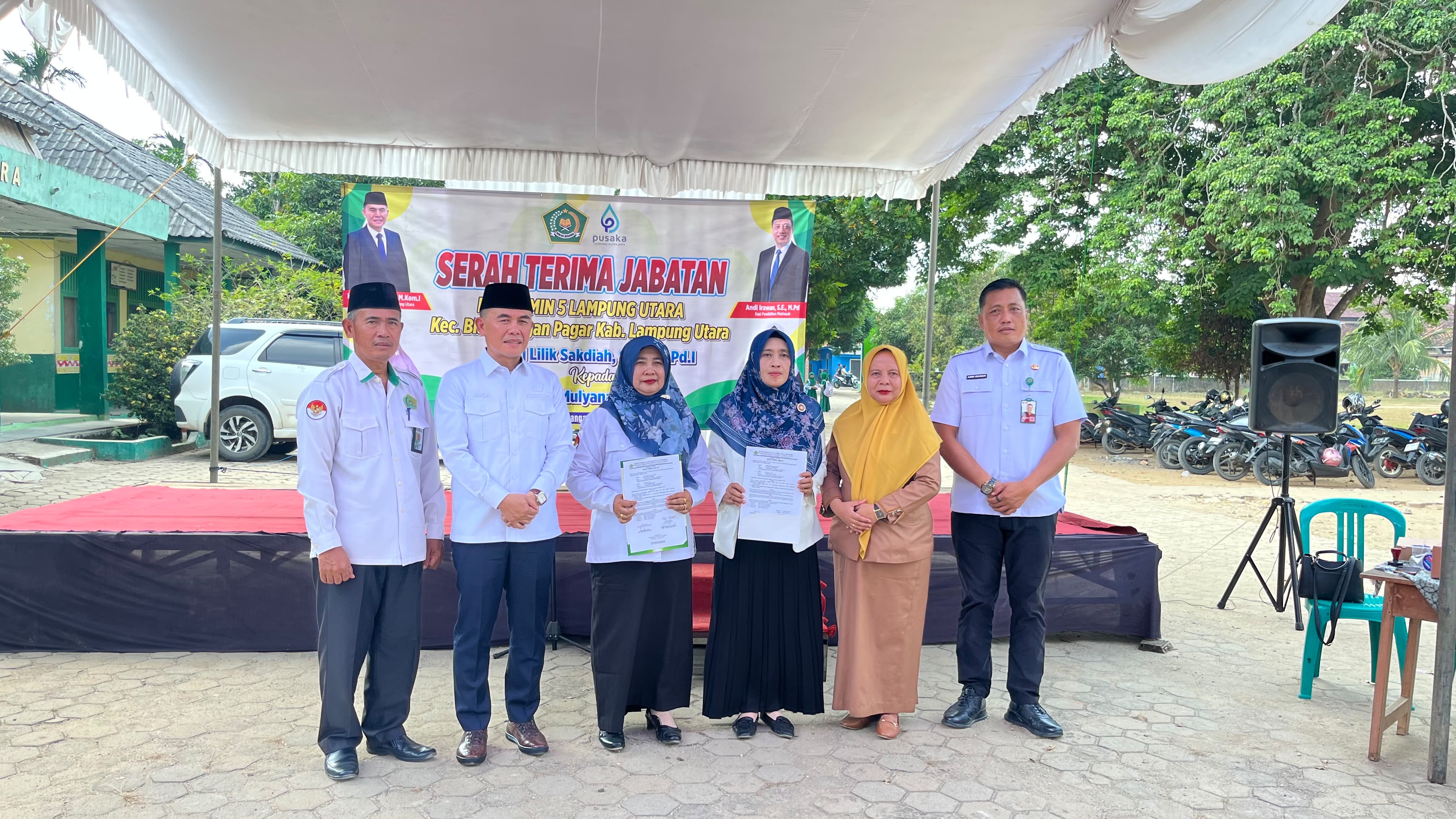 Sertijab Kepala MIN 5 Lampung Utara, Aprizandi Tekankan Kepemimpinan Sebagai Amanah