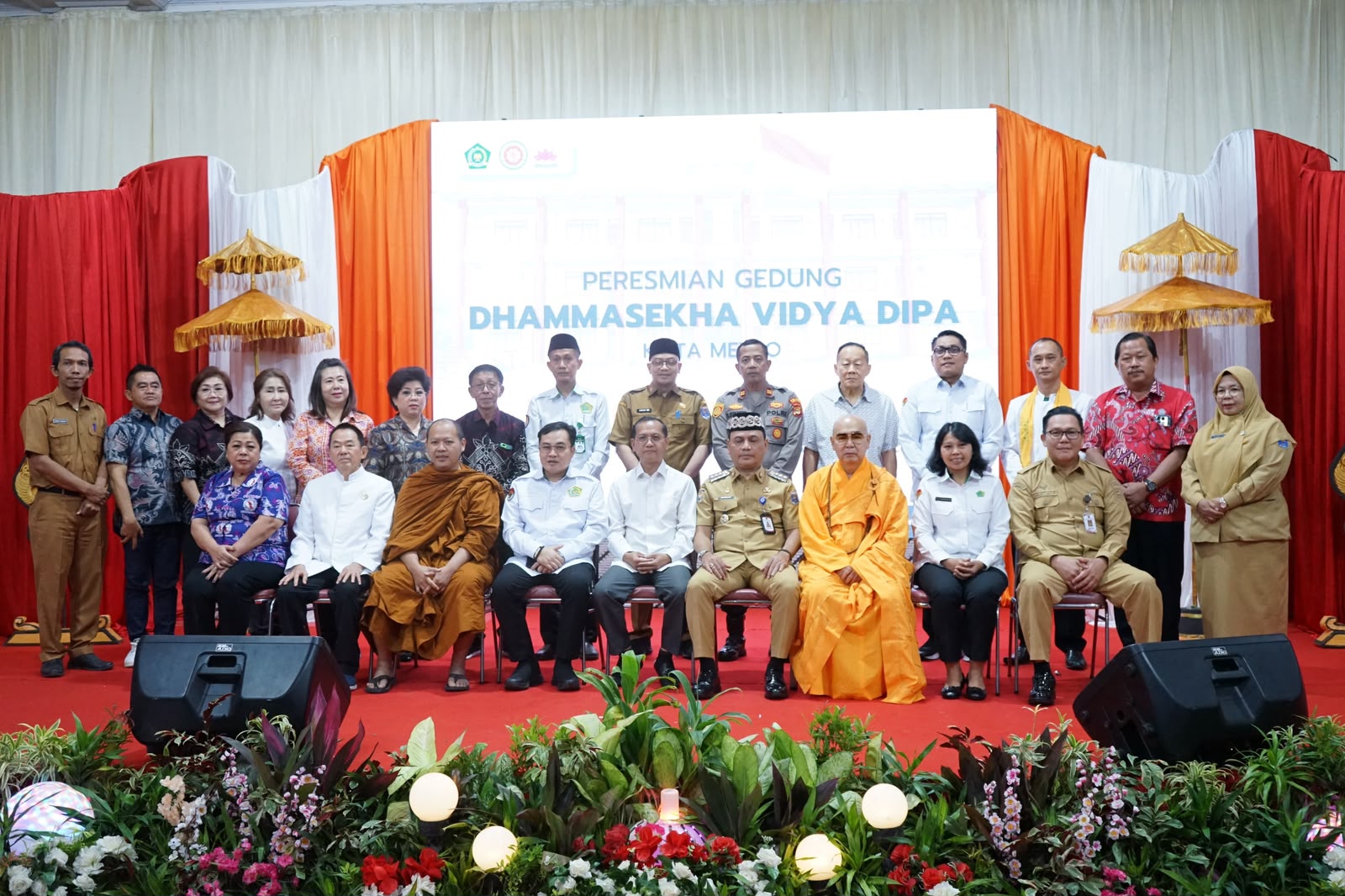 Kemenag Kota Metro Hadiri Peresmian Gedung Dhammasekha Vidya Dipa, Perkuat Harmoni Dan Pendidikan Keagamaan