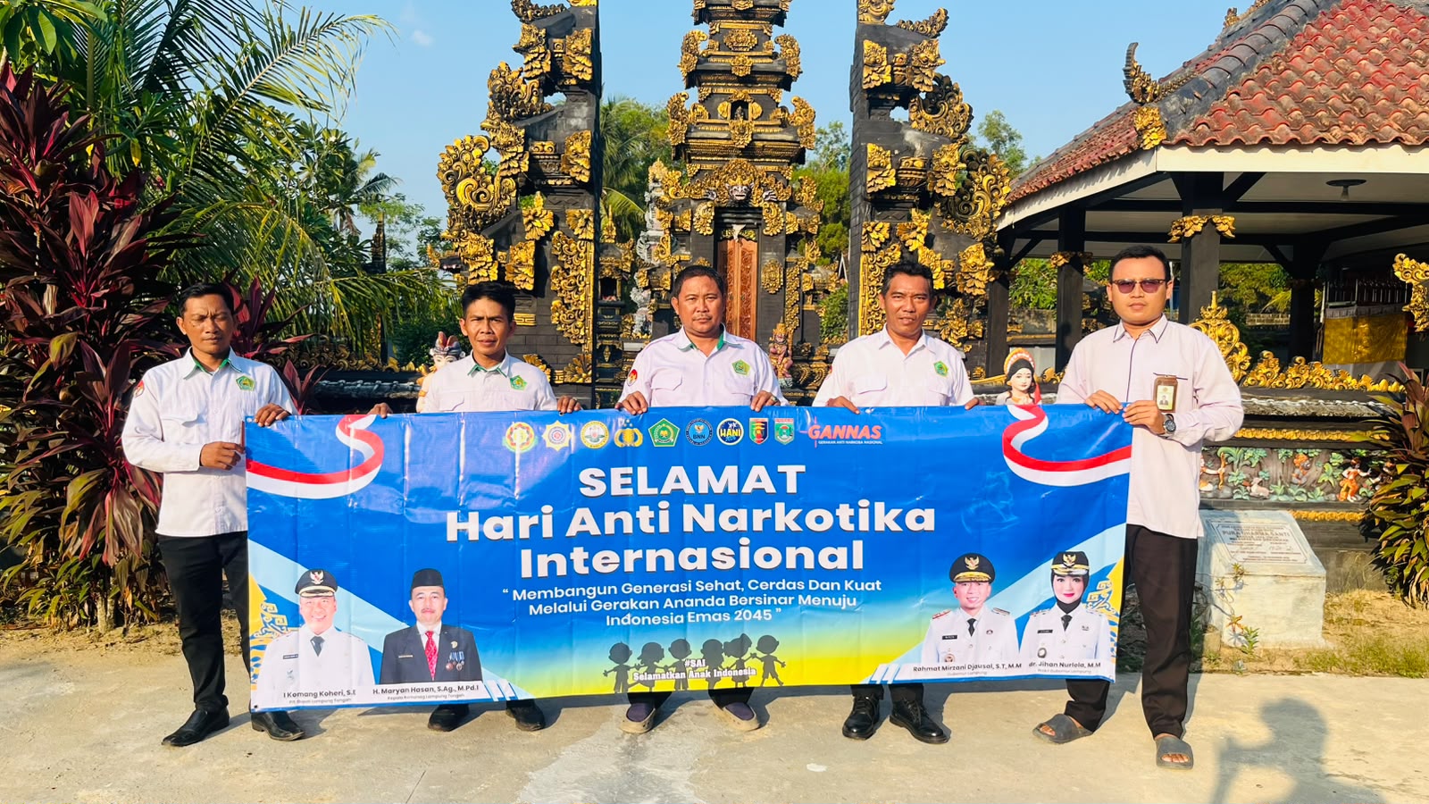 Peringati HANI 2026, Penyelenggara Hindu Kemenag Lampung Tengah Perkuat Kampanye Anti Narkoba