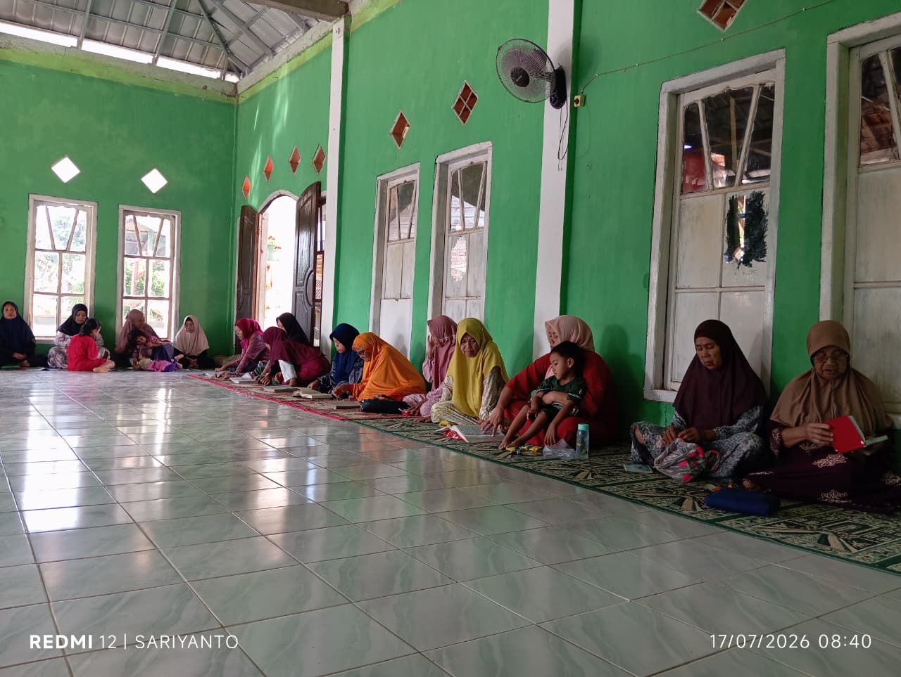 Majelis Taklim Ar-Rohman Ceria, Kedatangan Penyuluh Agana Islam Gunung Labuhan