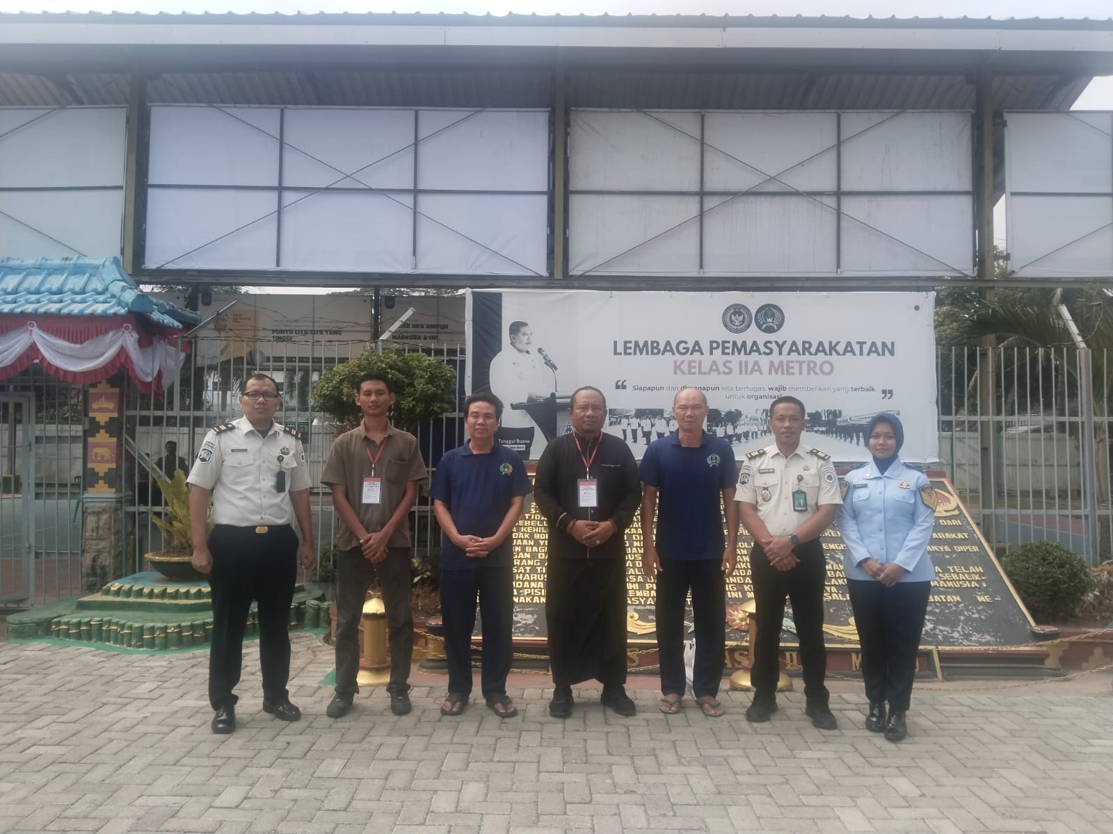 Kemenag Kota Metro Gelar Pembinaan Agama Buddha Dan Doa Pertobatan Bagi Warga Binaan Lapas Metro