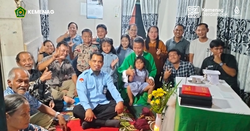 Kemenag Lamsel Perkuat Pembinaan Kehidupan Beragama Melalui Kunjungan Kerja