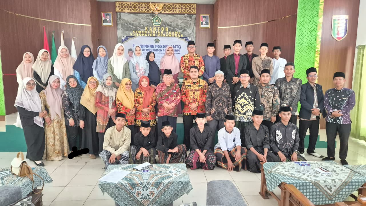 Kemenag Pesawaran Gelar Pembinaan Peserta MTQ, Persiapkan Kafilah Terbaik