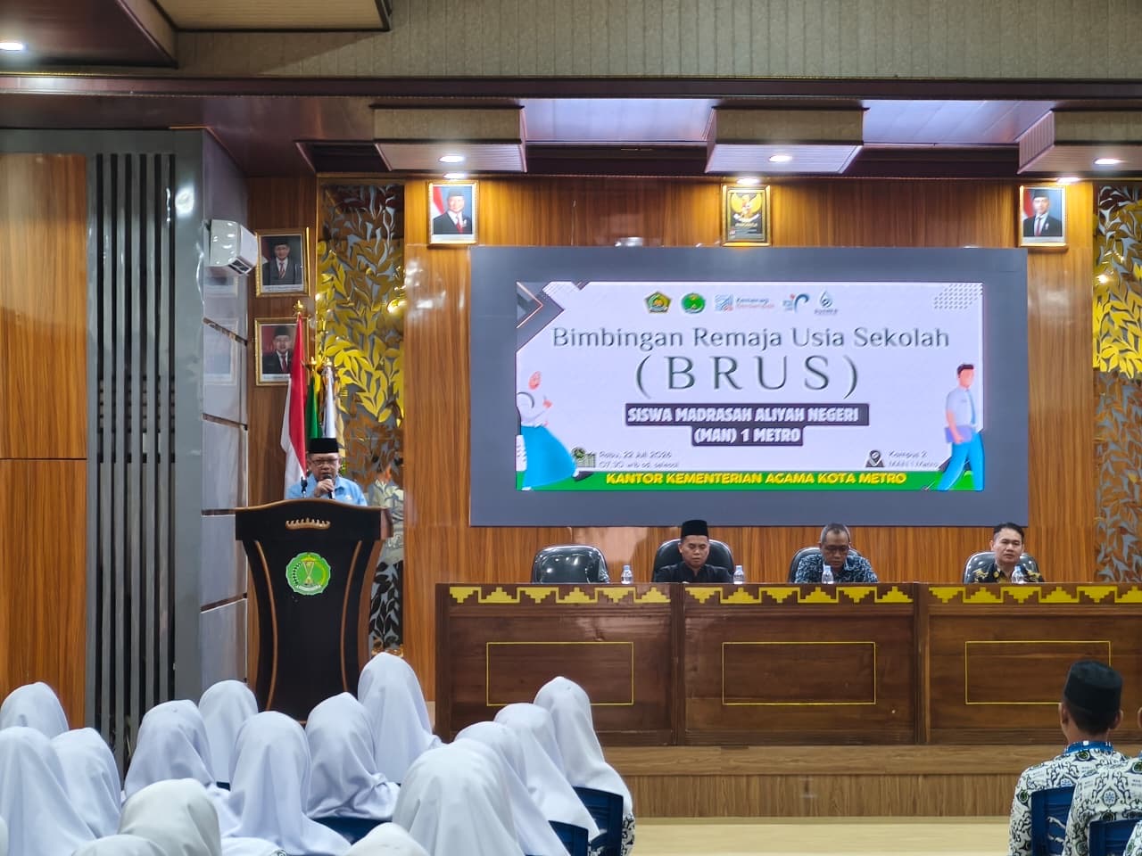 Kemenag Kota Metro Gelar BRUS 2026, Bekali 100 Siswa MAN 1 Metro Menjadi Remaja Sehat dan Berkarakter