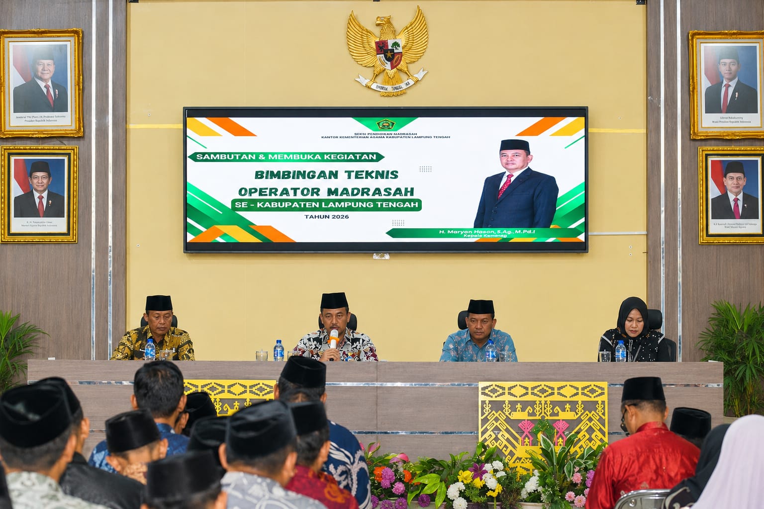 Kemenag Lampung Tengah Cetak Operator Madrasah Profesional untuk Dukung Pendidikan Bermutu