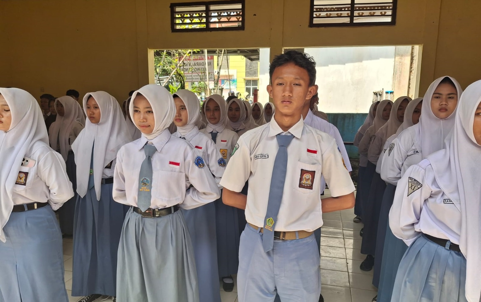 Penguatan Karakter melalui Paskibra: Enam Siswa MAN 1 Way Kanan Lolos Seleksi Tingkat Kecamatan Baradatu