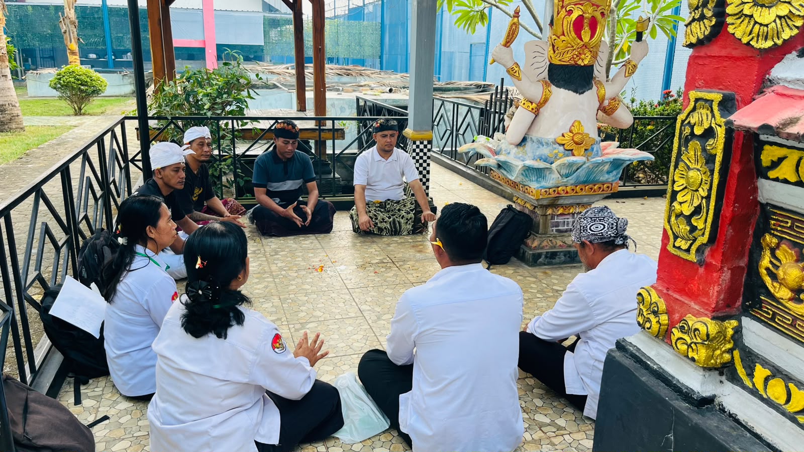 Perkuat Śraddhā dan Bhakti, Penyuluh Agama Hindu Kemenag Lampung Tengah Bina Warga Lapas