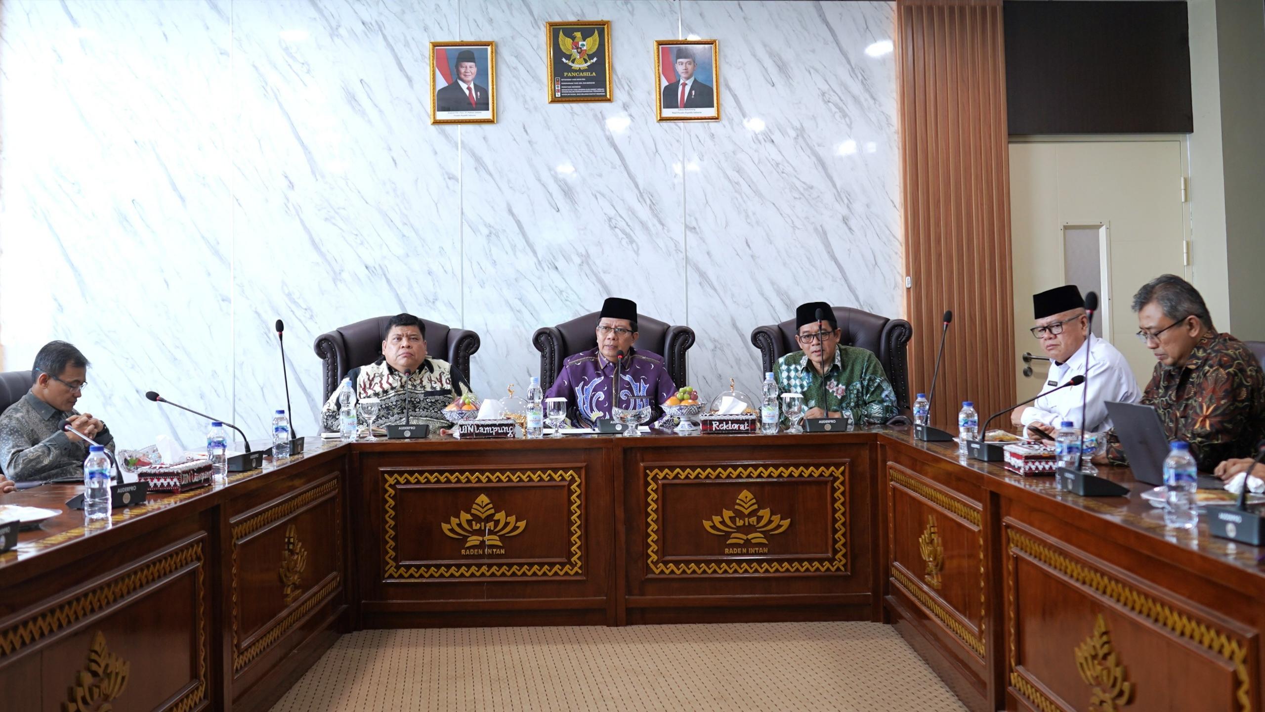 BWI RI Perkuat Kemitraan Nazhir, Kemenag Bandar Lampung Dukung Penguatan Wakaf Uang di UIN RIL