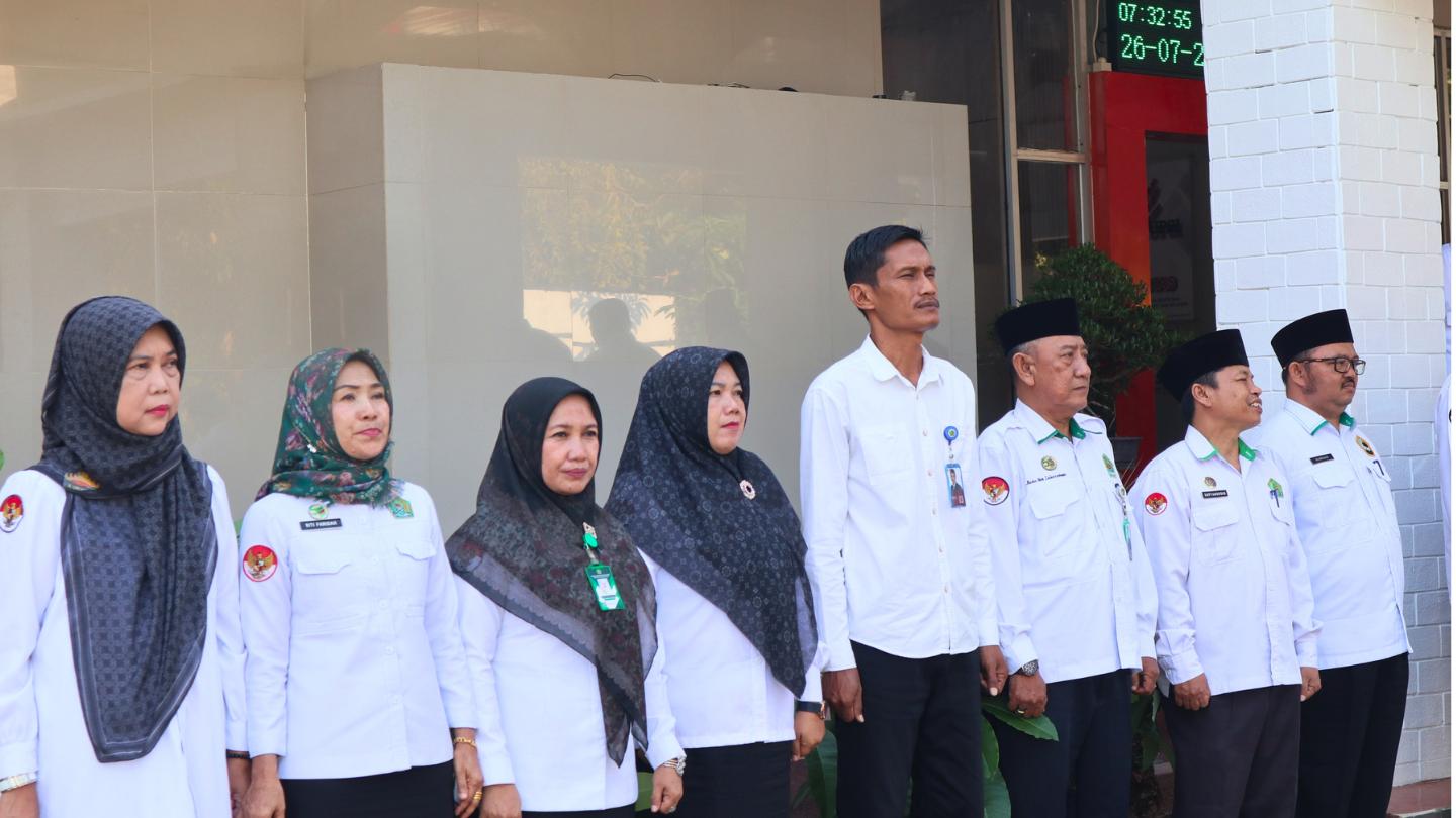 Dukung Transformasi Birokrasi, Kepala MTsN 1 Lamsel Hadiri Pengukuhan Agen Perubahan Kemenag Lampung Selatan
