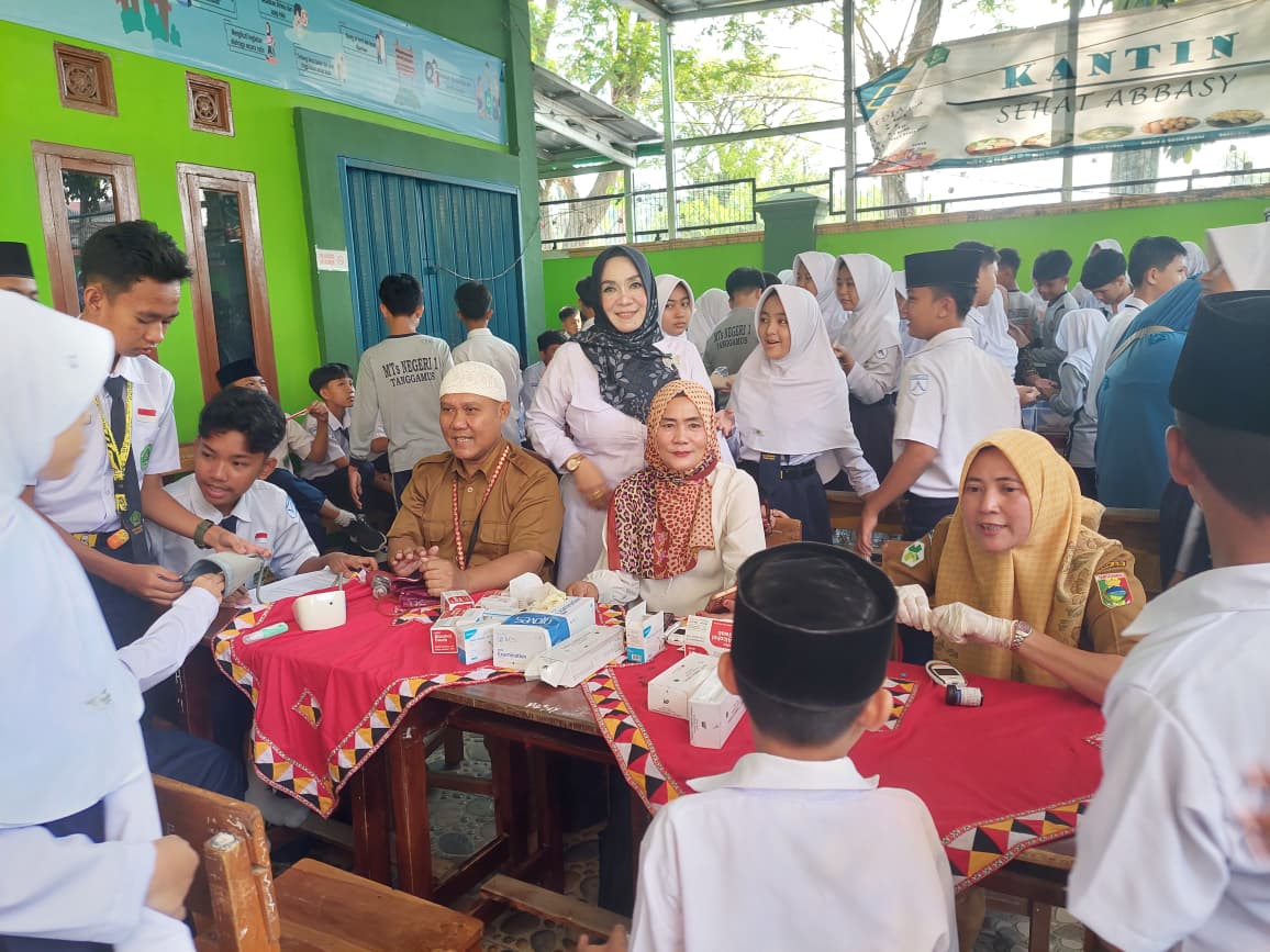 Cek Kesehatan Gratis di MTsN 1 Tanggamus, Wujud Nyata Sinergi Pendidikan dan Kesehatan