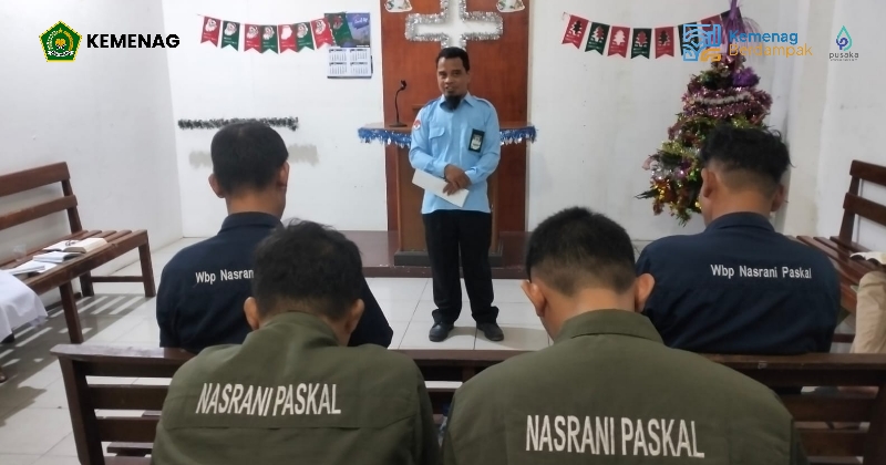 Tidak Hanya Membina, Kemenag Lamsel Hadir Menebar Nilai Kasih di Lapas Kalianda