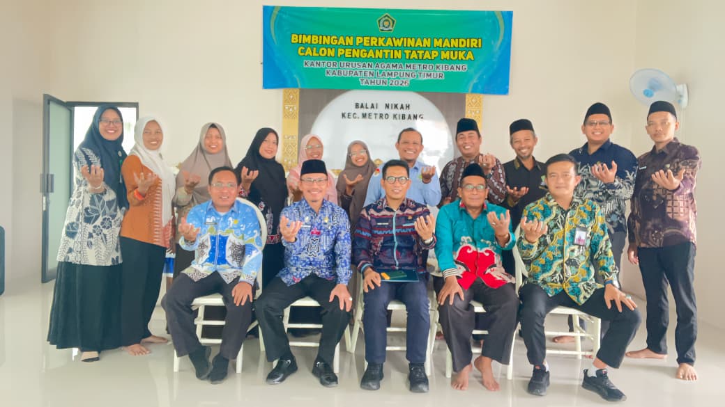 Kawal Kualitas Layanan KUA, Kabid URAIS Kunjungi Metro Kibang