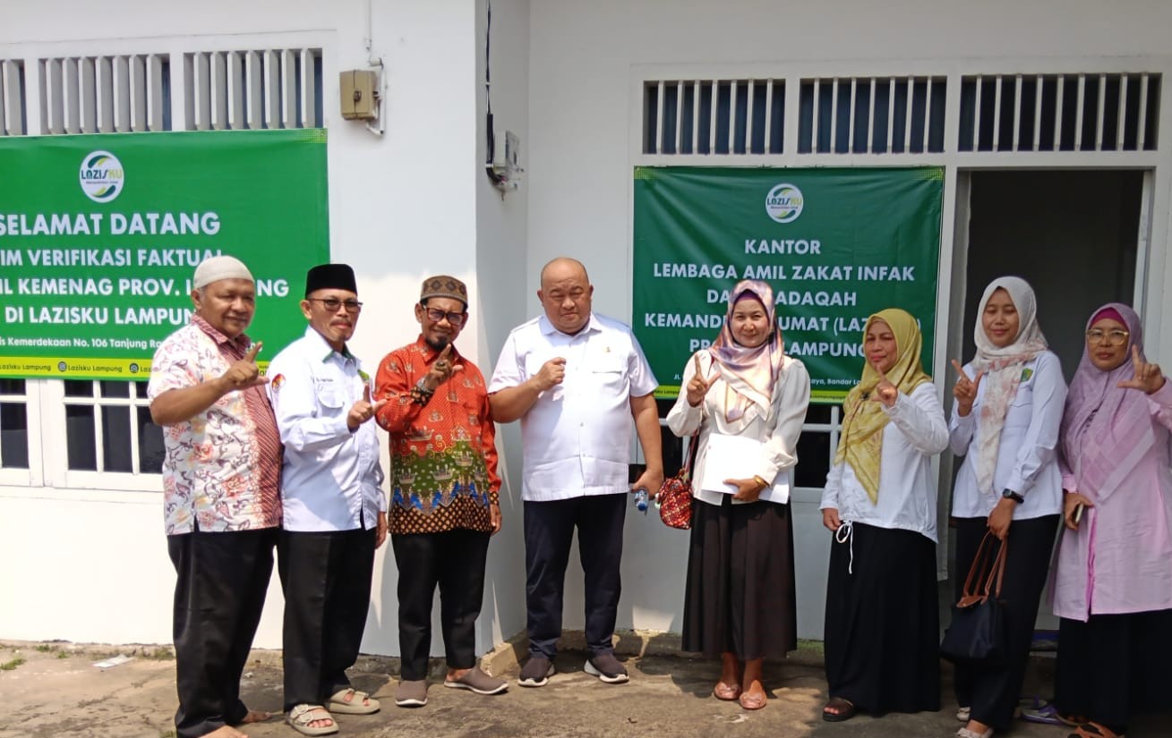 Siapkan Lembaga Zakat yang Profesional, LAZISKU KB PII Lampung Diverifikasi Kanwil Kemanag