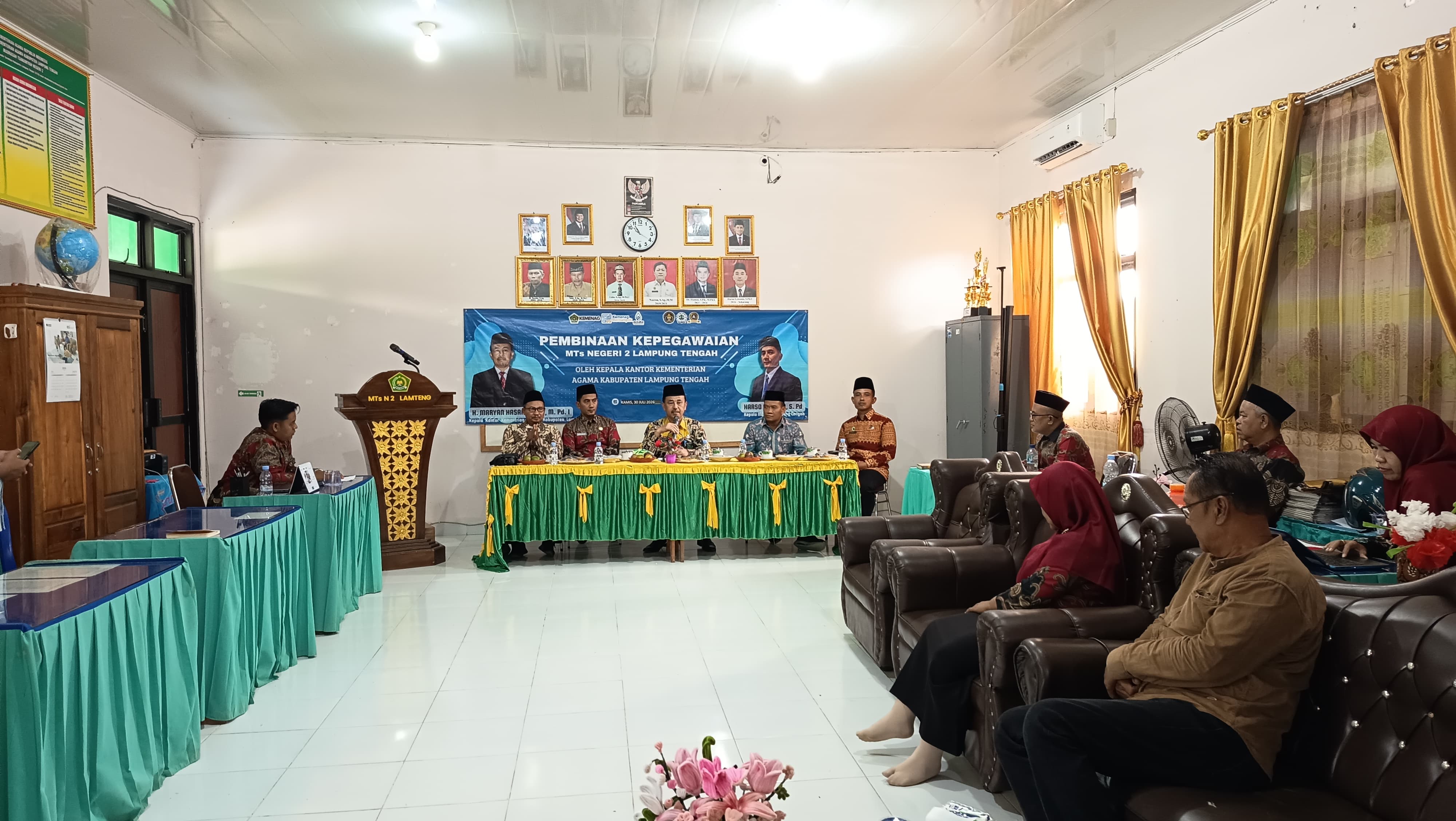 Jangan Sampai Terlena! Pesan Tegas Kepala Kemenag Lampung Tengah kepada Seluruh Pegawai MTsN 2 Lampung Tengah