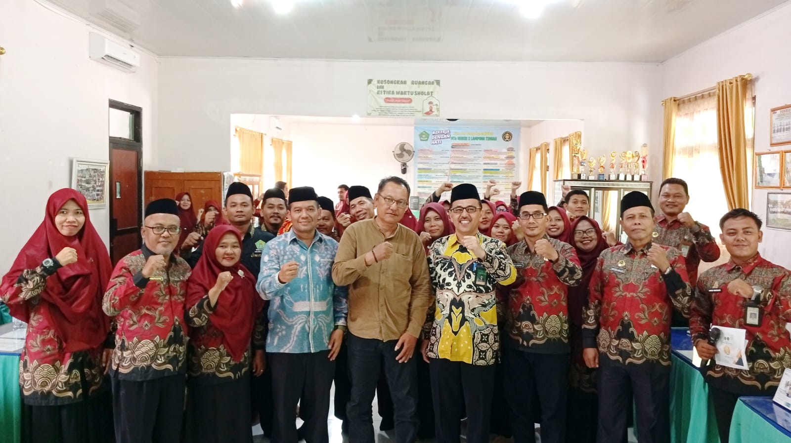 Bangun SDM Berkualitas, Kepala Kemenag Lampung Tengah Perkuat Pembinaan Guru MTsN 2