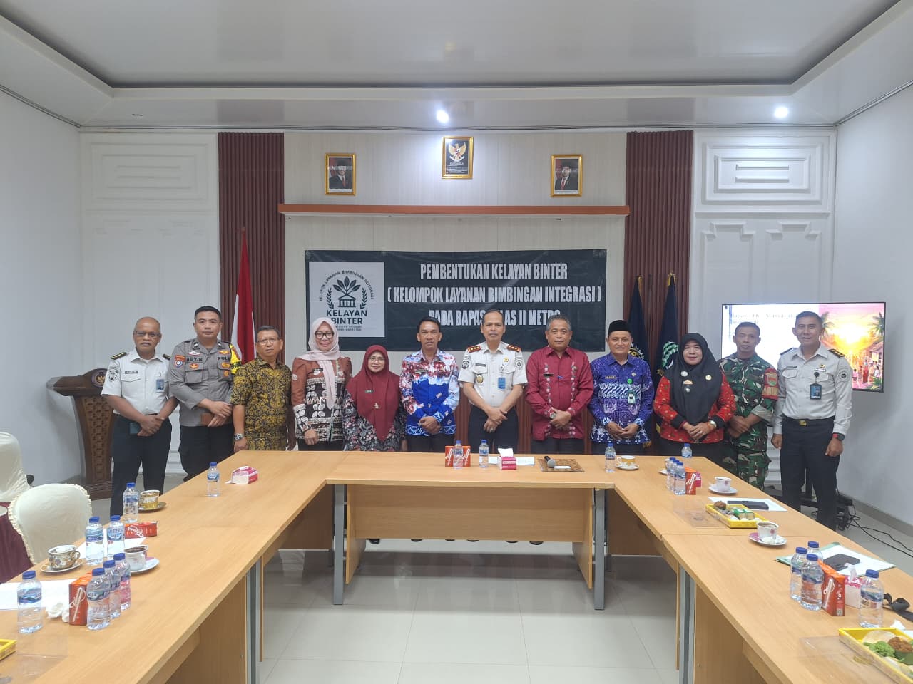 Kemenag Kota Metro Dukung Pembentukan Kelompok Layanan Bimbingan Integrasi di Bapas Kelas II Metro