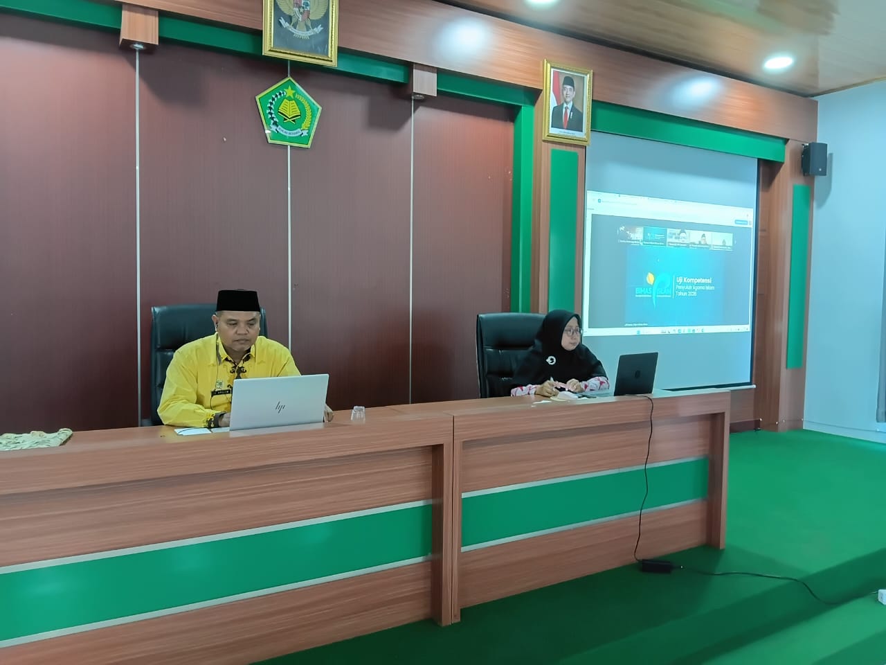 Penyuluh PAI Kemenag Kota Metro Ikuti Wawancara Uji Kompetensi Kenaikan Jenjang Ahli Madya