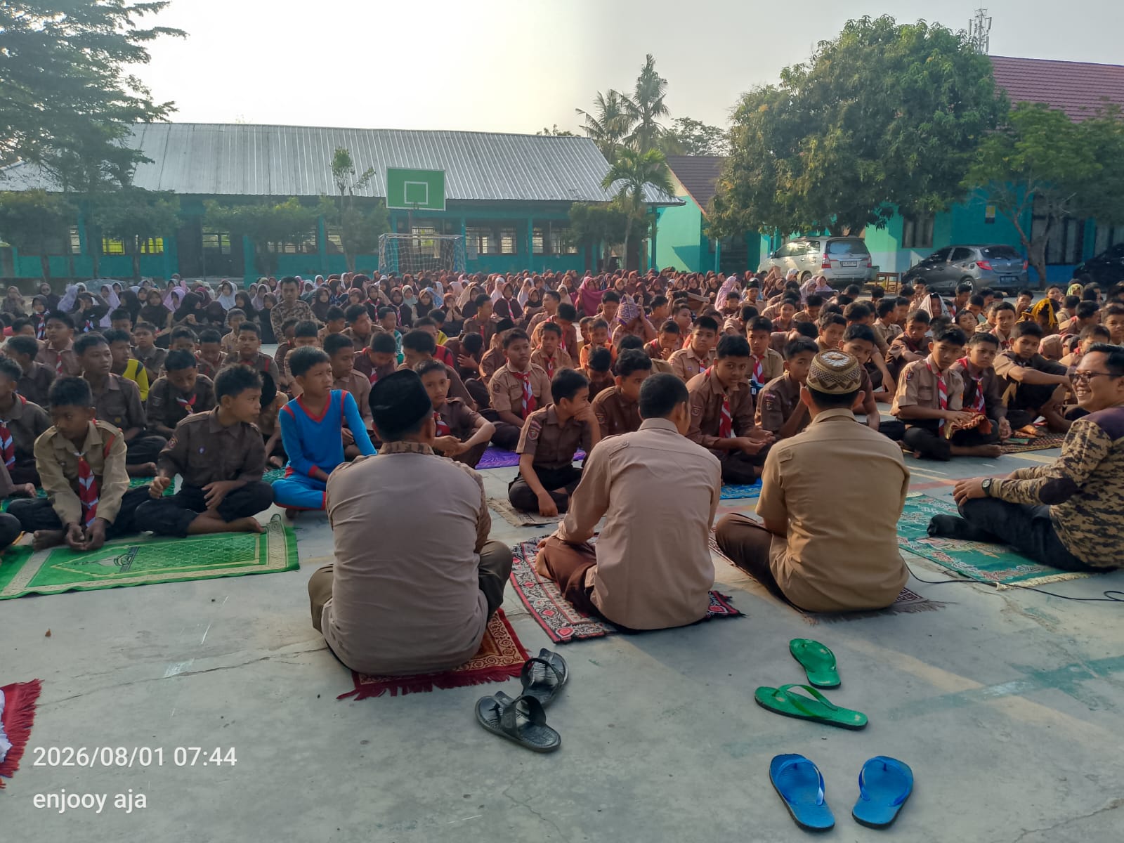 MTsN 1 Mesuji Gelar Dzikir dan Doa Kebangsaan Sambut Bulan Kemerdekaan RI