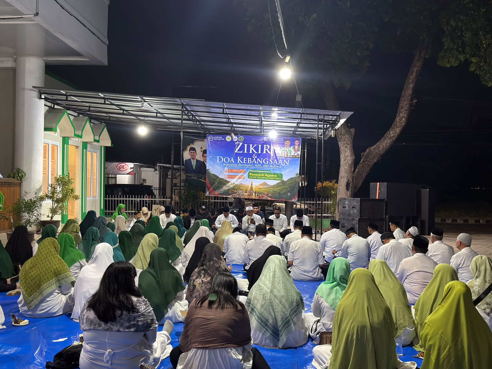 Kemenag Metro Gaungkan Semangat Kebangsaan Melalui Zikir dan Doa Bersama