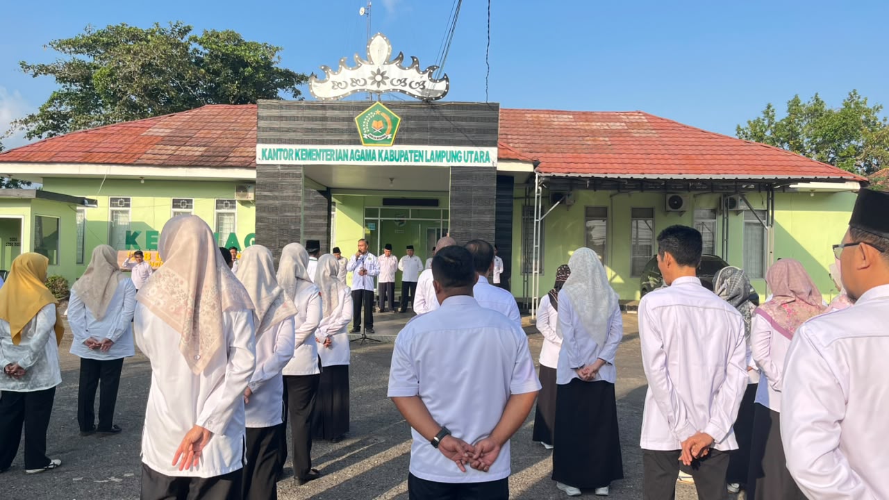 Penyelenggara Bimas Kristen Ajak ASN Kemenag Lampung Utara Tingkatkan Semangat Pelayanan di Bulan Kemerdekaan