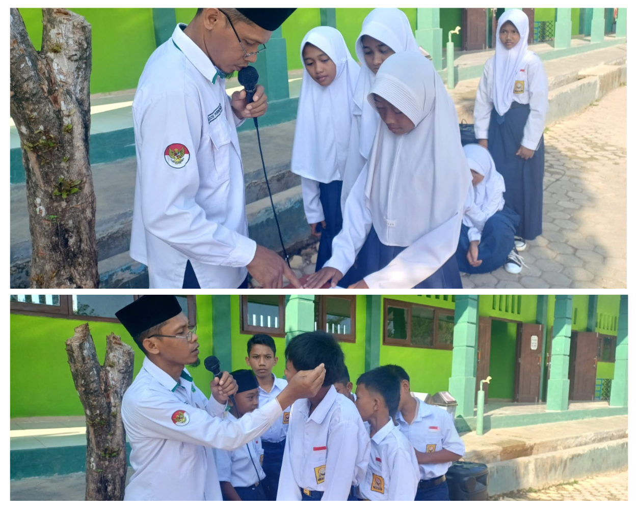 Tingkatkan Kedisiplinan dan Kebersihan, MTsN 2 Mesuji Gelar Penertiban Kuku dan Rambut Siswa.