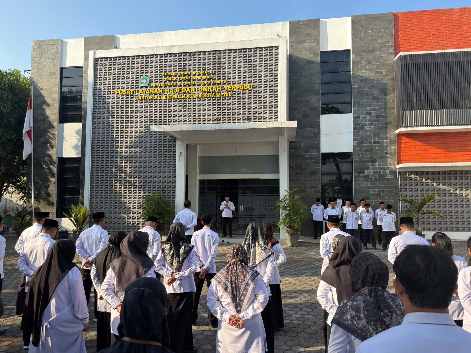 Bangun Profesionalisme ASN, Apel Pagi Kemenag Kota Metro Tekankan Pentingnya Disiplin