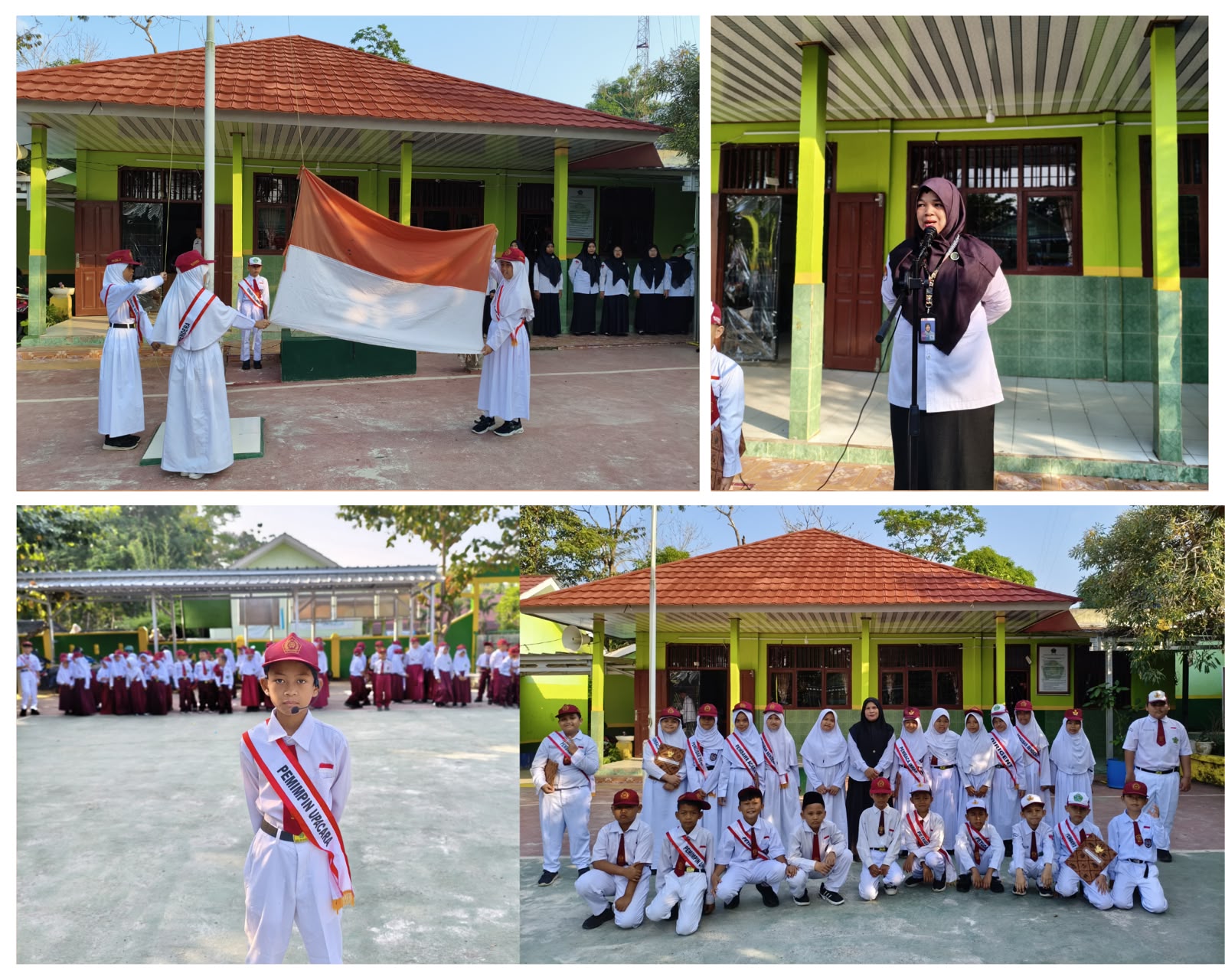 MIN 1 Way Kanan Laksanakan Upacara Bendera Rutin, Perkuat Disiplin dan Karakter Peserta Didik