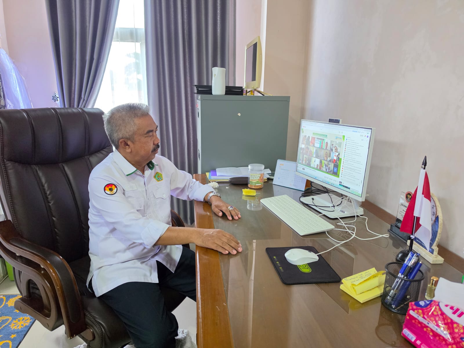 Menuju SDM Madrasah yang Profesional, Kemenag Mesuji Ikuti Sosialisasi UKKJ