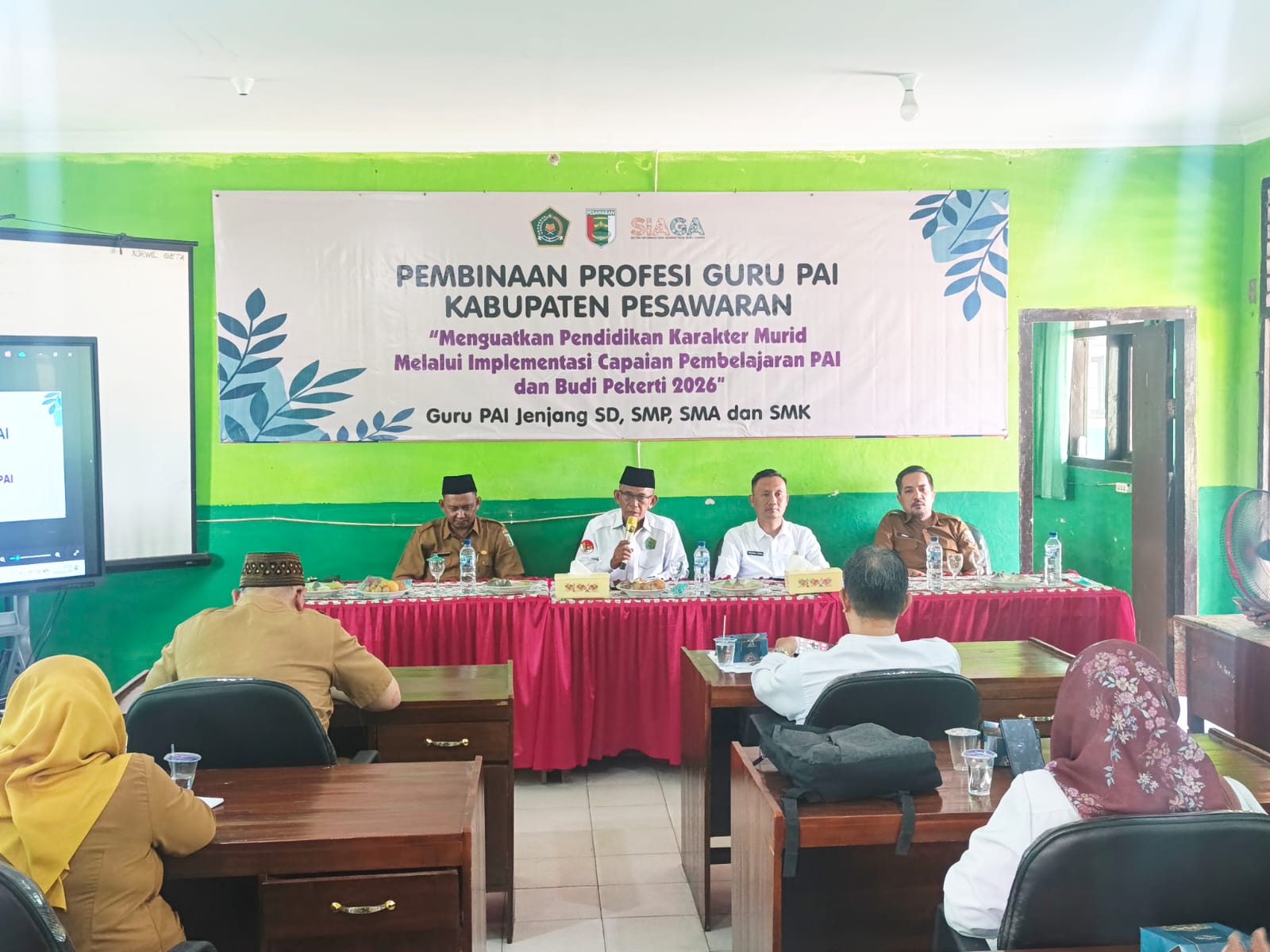 Kepala Kankemenag Pesawaran Buka Pembinaan Profesi Guru PAI, Perkuat Sinergi dengan Pemkab