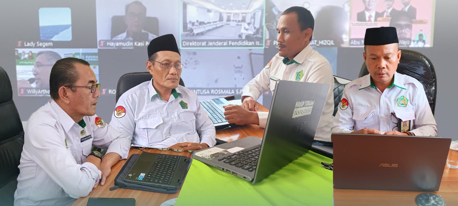 ASN Kemenag Way Kanan Ikuti Sosialisasi Juknis UKKJ