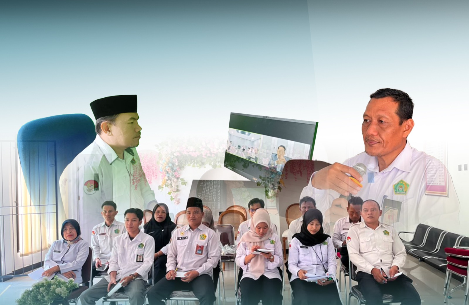 Perkuat Tata Kelola Administrasi, Kemenag Way Kanan Ikuti Sosialisasi PMA tentang Tata Naskah Dinas