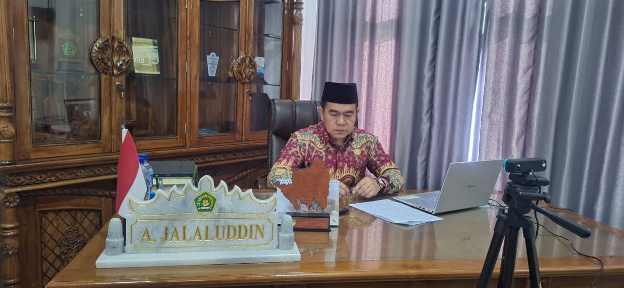 Hadiri Webinar KKG Bahasa Lampung, A. Jalaluddin Dorong Sinergi Pelestarian Bahasa Daerah di Mesuji
