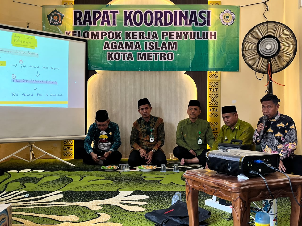 Kemenag Kota Metro Perkuat Sinergi dan Kinerja Penyuluh Agama melalui Rakor Pokjaluh