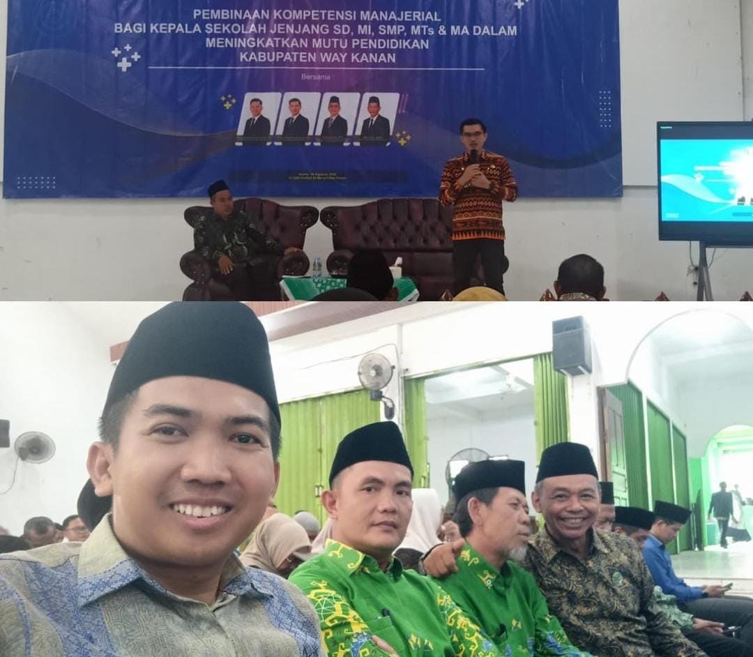 Tingkatkan Mutu Pendidikan, Plt Kamad MIN 4 Way Kanan Ikuti Pembinaan Manajerial