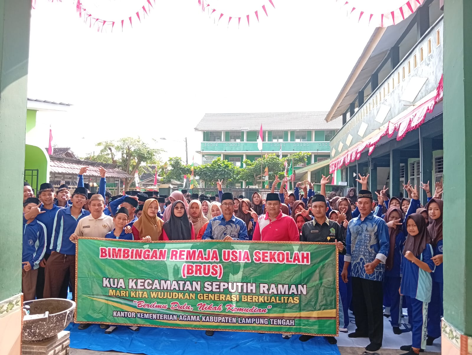Generasi Hebat Dimulai dari Akhlak yang Kuat, KUA Seputih Raman Gelar BRUS