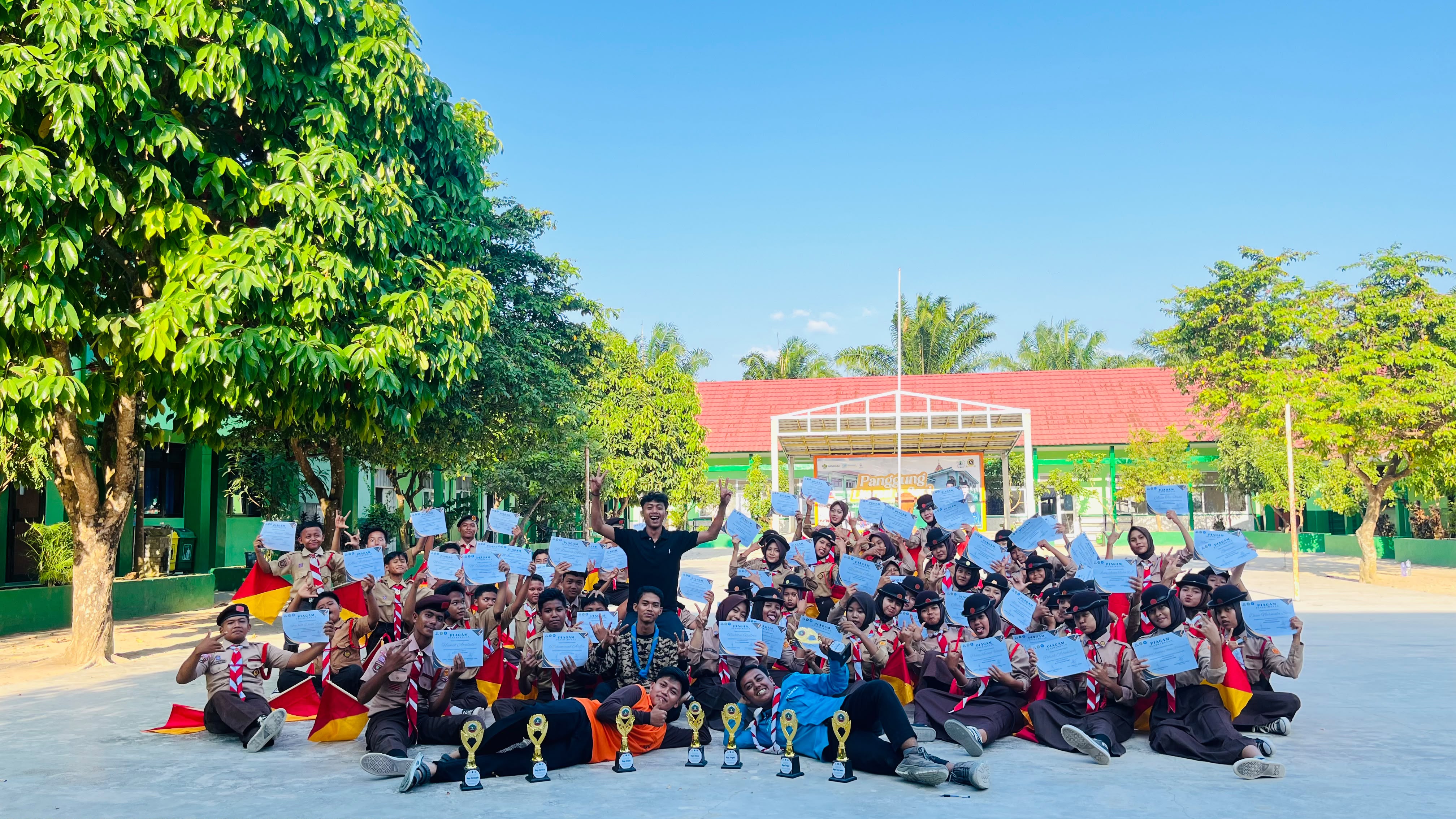 Bukan Latihan Biasa! Pramuka MTsN 2 Lampung Tengah Mulai Panaskan Semangat Jelang HUT ke-65