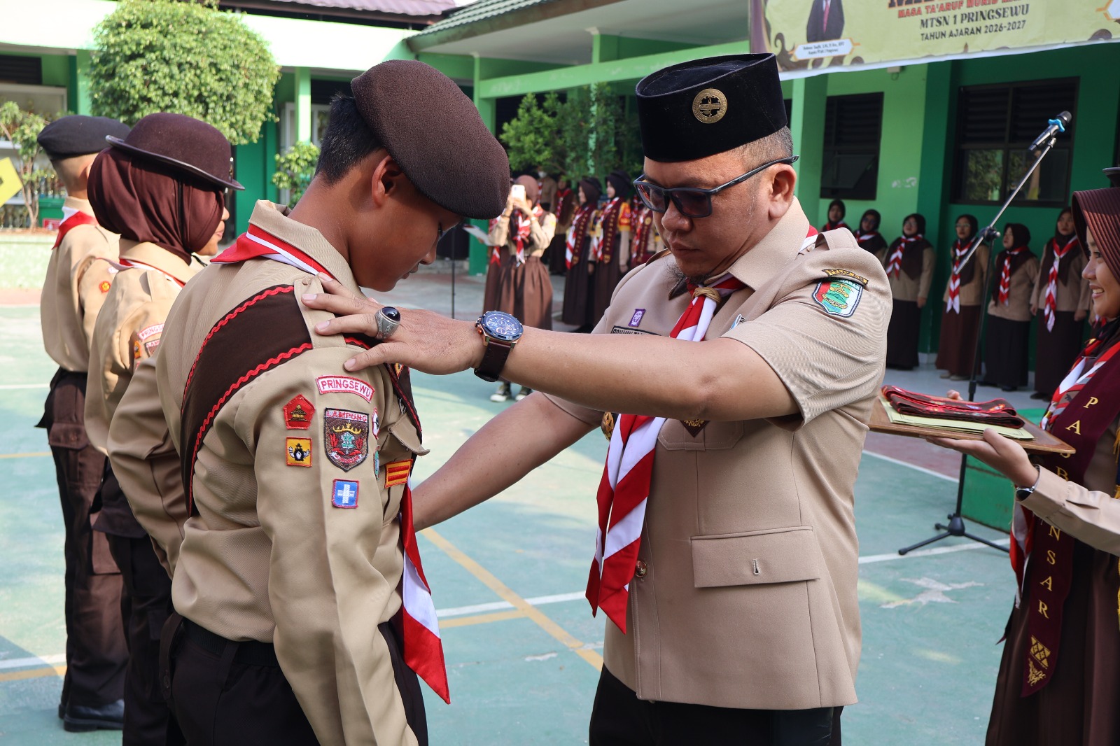 Taufik Lepas Tiga Murid MTsN 1 Pringsewu Ikuti JAMNAS XII 2026