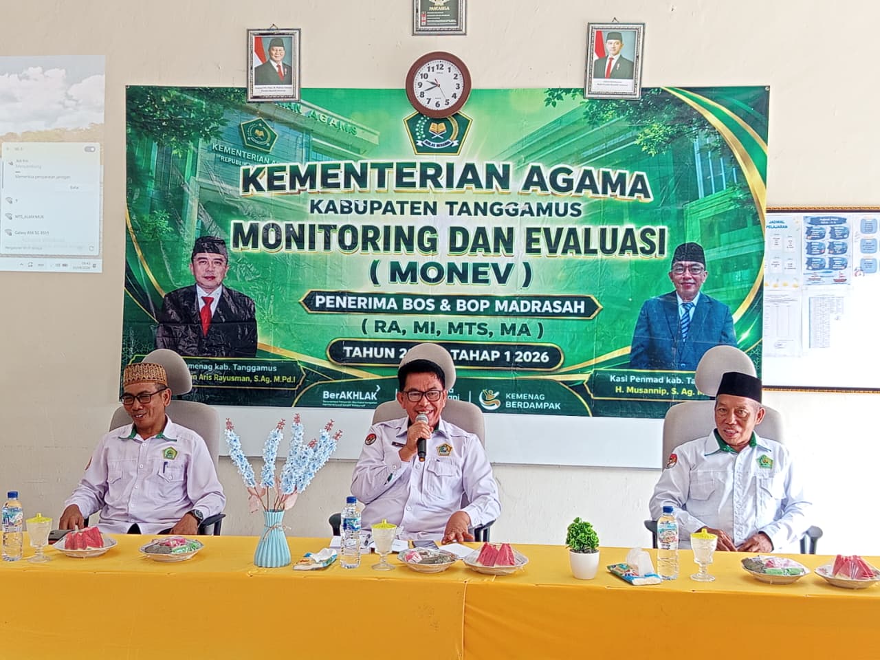 Pastikan Pengelolaan Dana Tepat Sasaran, Kemenag Tanggamus Lakukan Monev BOS dan BOP di MTsS Al Makmur Banjarsari