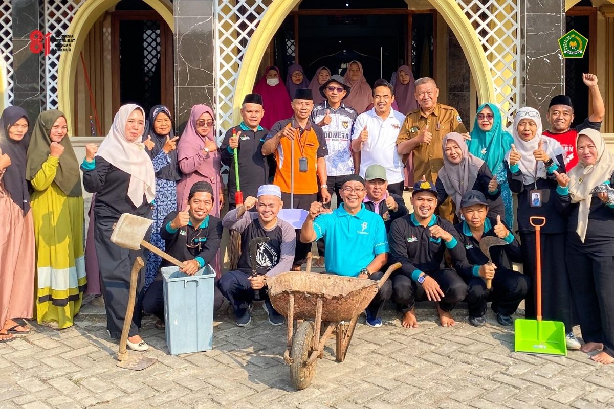 Gebermas Nasional Digelar Serentak, Kemenag Lamsel Libatkan KUA dan Madrasah