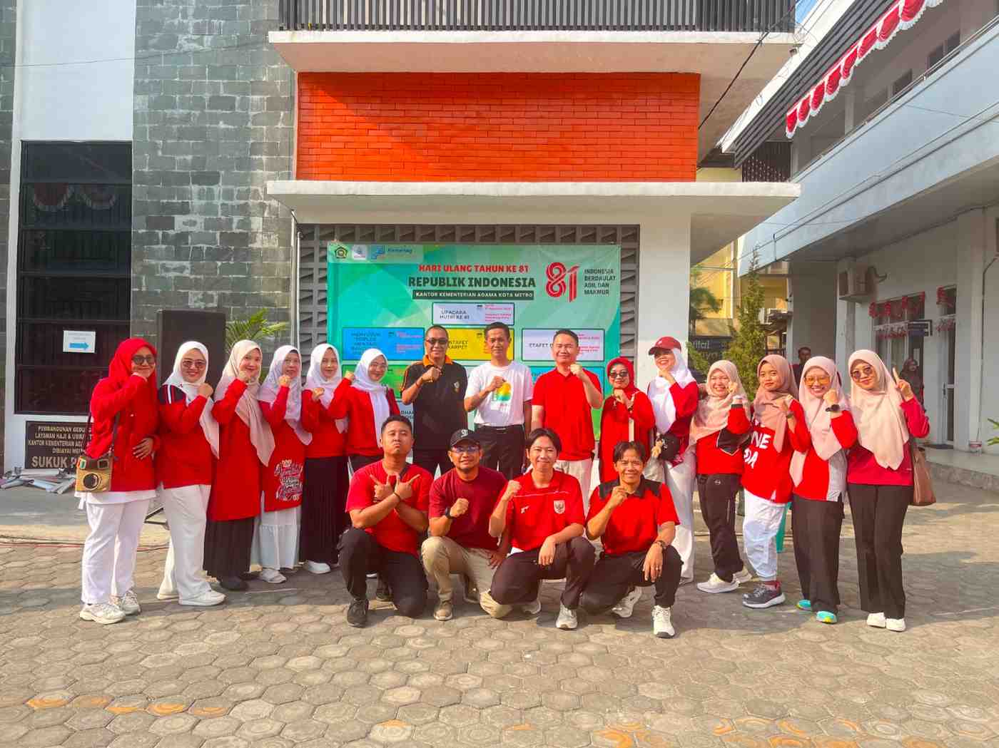 MAN 1 Metro Ikuti Beragam Lomba HUT ke-81 Kemerdekaan RI di Kemenag Kota Metro
