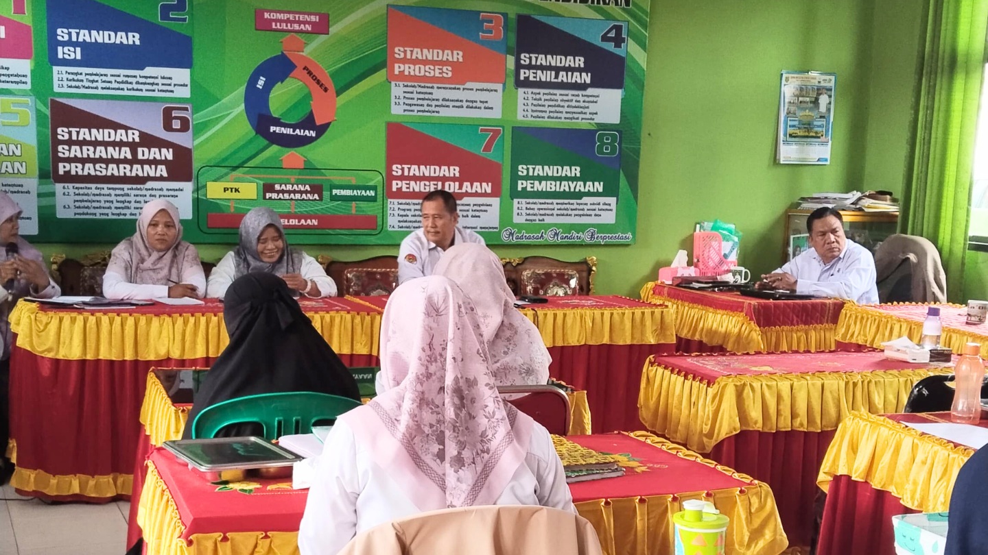 MTsN 3 Lampung Selatan Gelar Rapat Koordinasi Semester Ganjil Tahun Pelajaran 2026/2027